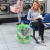 3Pcs Pop-Up Laundry Hampers Foldable Mesh Hamper Clothes Laundry Basket Bins w/ Handles for Storage Kids Room College Dorm Travel Use