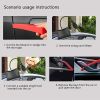 Car emergency use kit, camping lamp maintenance lamp bracket, brake caliper hook, fifth wheel pin puller, multi-functional vehicle maintenance parts b