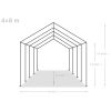 Party Tent PE 13.1'x26.2'Gray