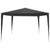 Party Tent PE Anthracite 9.8'x9.8'