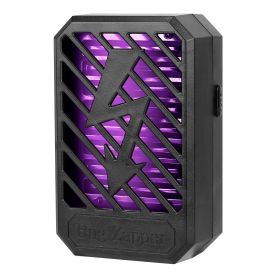 Indoor Plug In Bug Electric Zapper UV Mosquito Insect Killer Lamp Harmless Odorless Noiseless Trap Catcher Repellent (Plug: US, Color: Black)