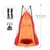 2-in-1 40 Inch Kids Hanging Chair Detachable Swing Tent